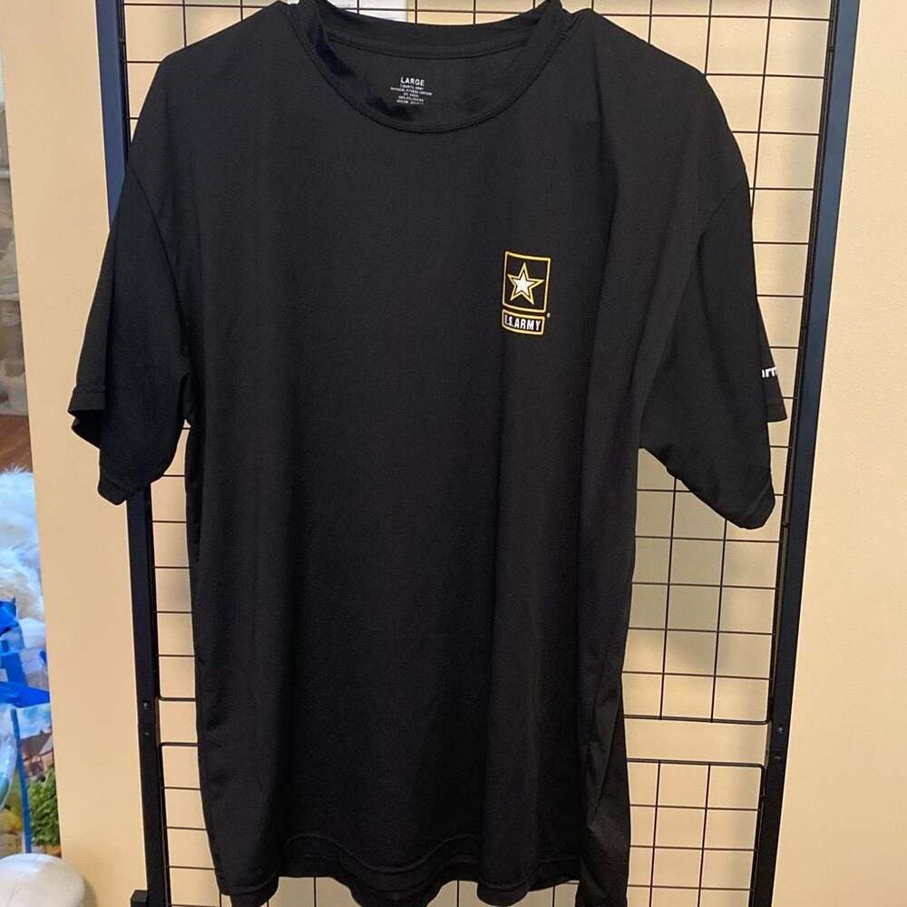 U.S. Army Physical Fitness Uniform (APFU) Black Short Sleeve T-Shirt